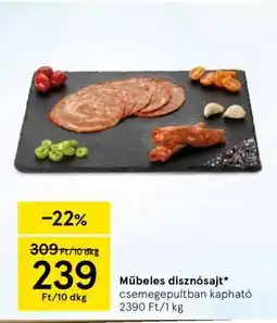 Tesco Műbeles disznósajt ajánlat