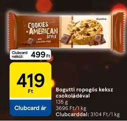 Tesco Bogutti ropogós keksz csokoládéval ajánlat