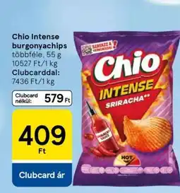 Tesco Chio Intense burgonyachips ajánlat