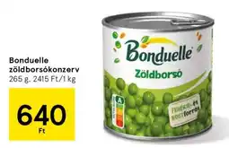 Tesco Bonduelle zöldborsókonzerv ajánlat