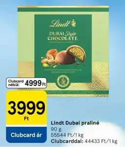 Tesco LINDT DUBAI PRALINÉ ajánlat
