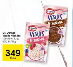 Tesco DR. OETKER Vitalis rizskása ajánlat