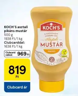 Tesco KOCH'S asztali pikáns mustár ajánlat