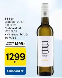 Tesco BB bor ajánlat