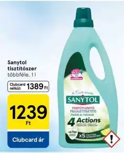Tesco Sanytol tisztítószer ajánlat