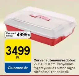 Tesco Curver süteményesdoboz ajánlat