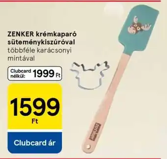 Tesco ZENKER krémkaparó süteménykiszúróval ajánlat