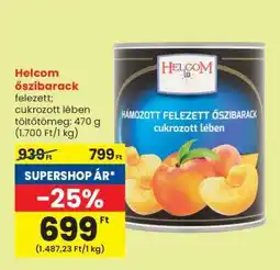 Spar Helcom őszibarack ajánlat