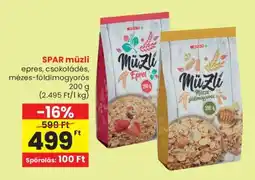 Spar SPAR müzli ajánlat