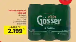 Spar Gösser Premium sörpack ajánlat