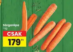 Spar Sárgarépa ajánlat