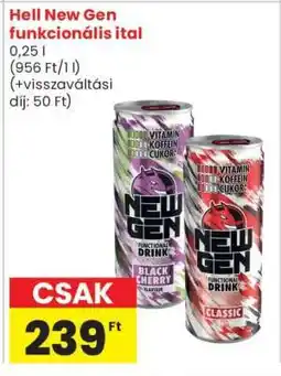 Spar HELL NEW GEN FUNKCIONÁLIS ITAL ajánlat