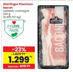 Spar Gierlinger Premium Bacon ajánlat