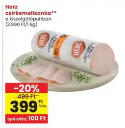 Spar Herz csirkemellsonka ajánlat