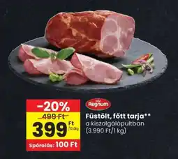 Spar Füstölt, főtt tarja ajánlat