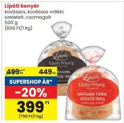 Spar Lipóti kenyér ajánlat