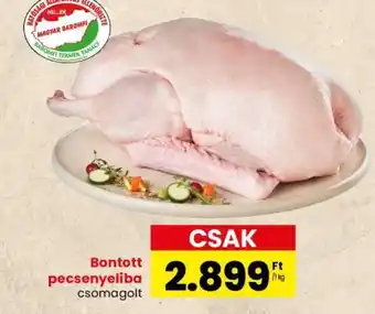 Spar Bontott pecsenyeliba csomagolt ajánlat