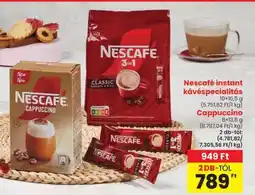 Spar Nescafé instant kávéspecialitás Cappuccino ajánlat