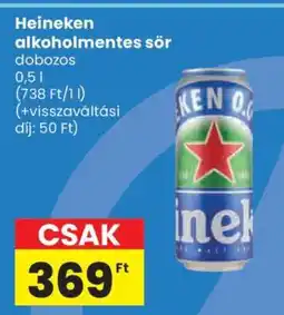 Spar Heineken alkoholmentes sör ajánlat