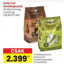 Spar CAFE FREI Kávékapszula ajánlat