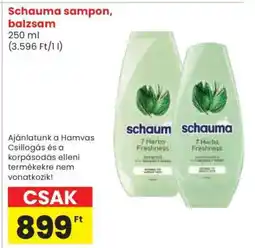 Spar Schauma sampon, balzsam ajánlat
