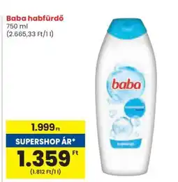 Spar Baba habfürdő ajánlat