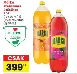 Spar Márka Szénsavas Üdítőital ajánlat