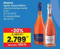 Spar Nozeco Spritz, Peach Bellini ajánlat