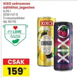 Spar XIXO szénsavas üdítőital, jegestea ajánlat