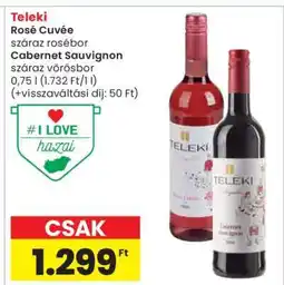 Spar Teleki Rosé Cuvée / Cabernet Sauvignon ajánlat