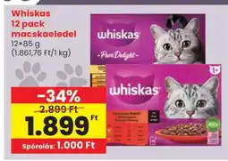 Spar Whiskas 12 pack macskaeledel ajánlat