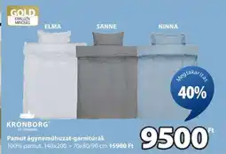JYSK KRONBORG Pamut ágyneműhuzat-garnitúrák ajánlat