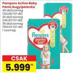 Spar Pampers Active Baby Pants Bugyipelenka ajánlat