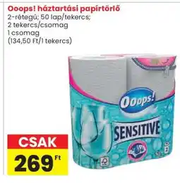 Spar Ooops! háztartási papírtörlő ajánlat