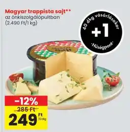 Spar Magyar Trappista Sajt ajánlat