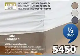 JYSK VIVIAN gumis lepedő ajánlat