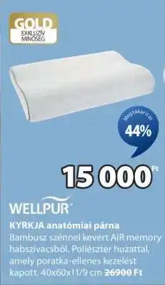 JYSK WELLPUR KYRKJA anatómiai párna ajánlat