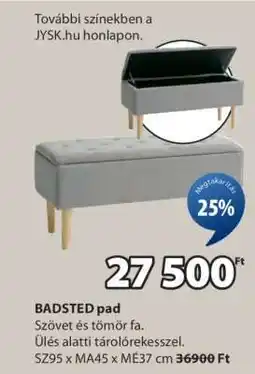 JYSK BADSTED pad ajánlat