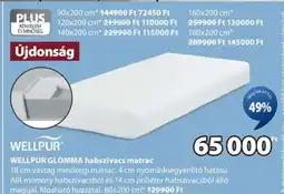 JYSK WELLPUR GLOMMA habszivacs matrac ajánlat