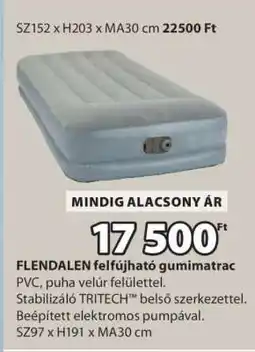 JYSK FLENDALEN felfújható gumimatrac ajánlat
