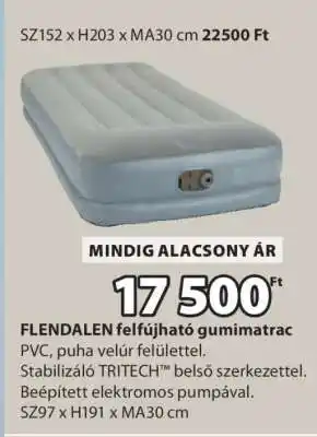 JYSK FLENDALEN felfújható gumimatrac ajánlat
