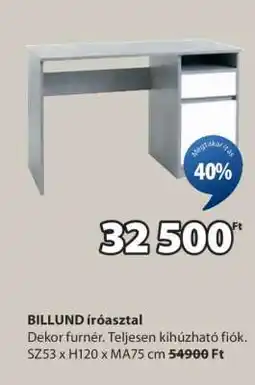 JYSK BILLUND ÍRÓASZTAL ajánlat