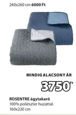 JYSK ROSENTRE ágytakaró ajánlat
