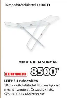 JYSK LEIFHEIT RUHASZÁRÍTÓ ajánlat