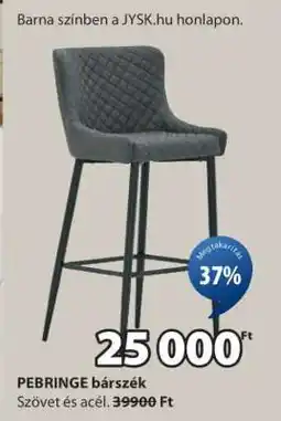 JYSK PEBRINGE bárszék ajánlat