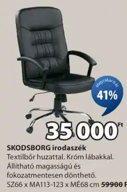 JYSK SKODSBORG IRODASZÉK ajánlat