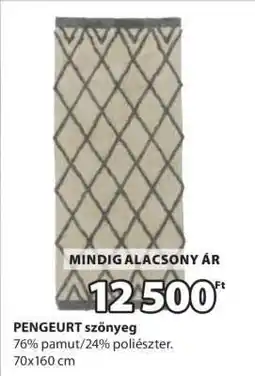 JYSK PENGEURT szőnyeg ajánlat
