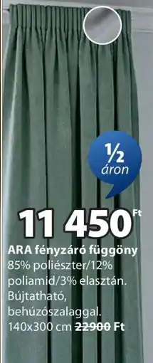 JYSK ARA fényzáró függöny ajánlat