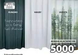 JYSK ZUHANYFÜGGÖNYÖK ajánlat