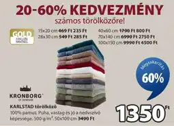 JYSK KARLSTAD törölköző ajánlat